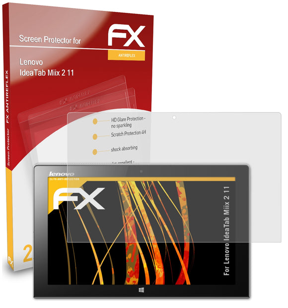 atFoliX FX-Antireflex Displayschutzfolie für Lenovo IdeaTab Miix 2 11