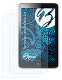 Schutzfolie Bruni kompatibel mit Lenovo IdeaTab Miix 2 8, glasklare (2X)