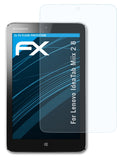 Schutzfolie atFoliX kompatibel mit Lenovo IdeaTab Miix 2 8, ultraklare FX (2X)