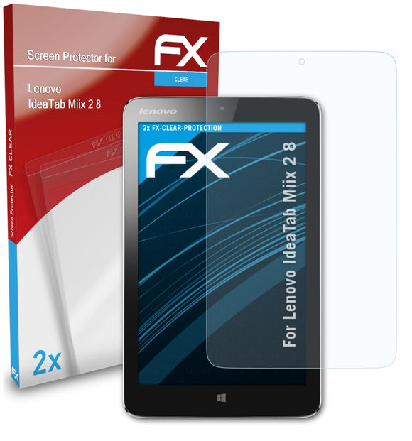 atFoliX FX-Clear Schutzfolie für Lenovo IdeaTab Miix 2 8