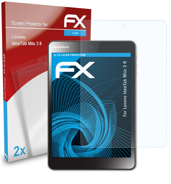 atFoliX FX-Clear Schutzfolie für Lenovo IdeaTab Miix 3 8