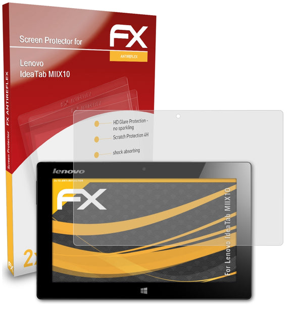 atFoliX FX-Antireflex Displayschutzfolie für Lenovo IdeaTab MIIX10