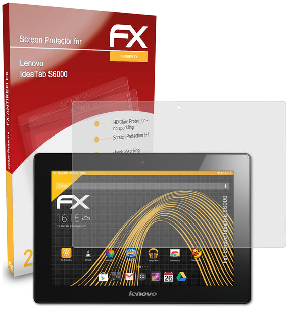 atFoliX FX-Antireflex Displayschutzfolie für Lenovo IdeaTab S6000