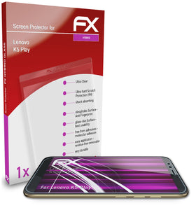 atFoliX FX-Hybrid-Glass Panzerglasfolie für Lenovo K5 Play