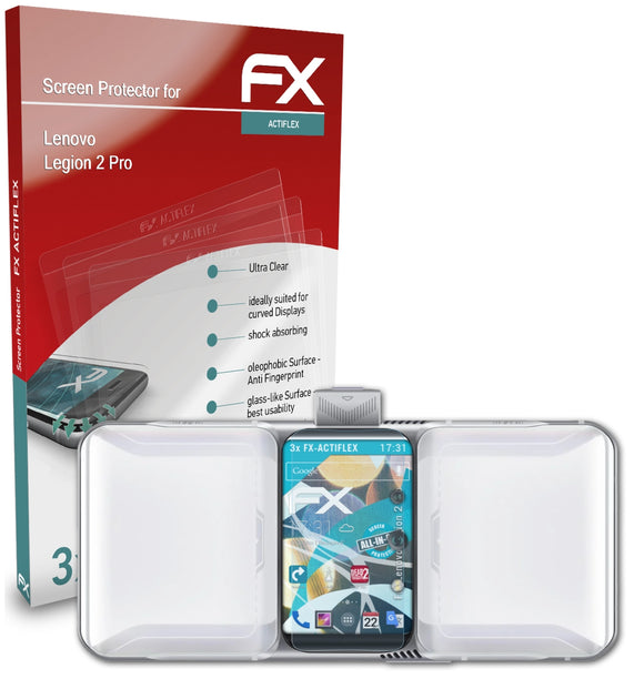 atFoliX FX-ActiFleX Displayschutzfolie für Lenovo Legion 2 Pro