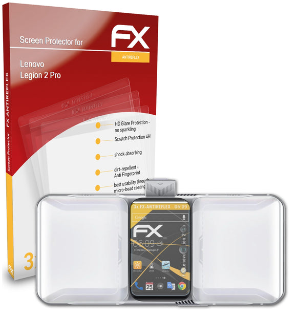 atFoliX FX-Antireflex Displayschutzfolie für Lenovo Legion 2 Pro