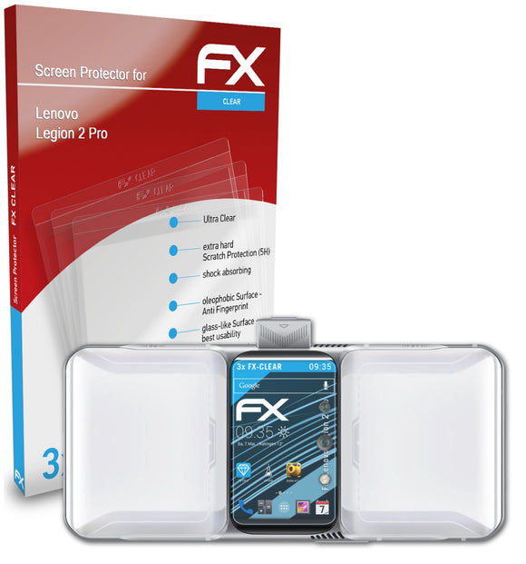 atFoliX FX-Clear Schutzfolie für Lenovo Legion 2 Pro