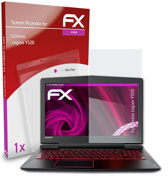 atFoliX FX-Hybrid-Glass Panzerglasfolie für Lenovo Legion Y520