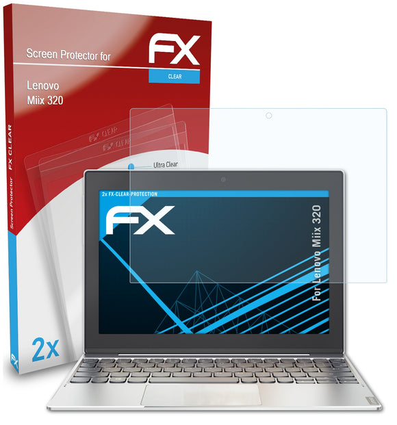 atFoliX FX-Clear Schutzfolie für Lenovo Miix 320