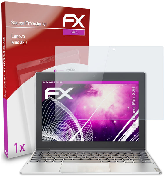 atFoliX FX-Hybrid-Glass Panzerglasfolie für Lenovo Miix 320