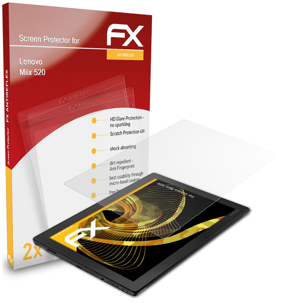 atFoliX FX-Antireflex Displayschutzfolie für Lenovo Miix 520