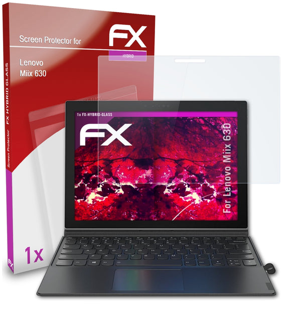 atFoliX FX-Hybrid-Glass Panzerglasfolie für Lenovo Miix 630