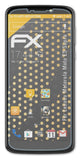atFoliX Panzerfolie kompatibel mit Lenovo Motorola Moto E5 Supra, entspiegelnde und stoßdämpfende FX Schutzfolie (3X)