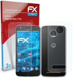 atFoliX FX-Clear Schutzfolie für Lenovo Motorola Moto Z Play