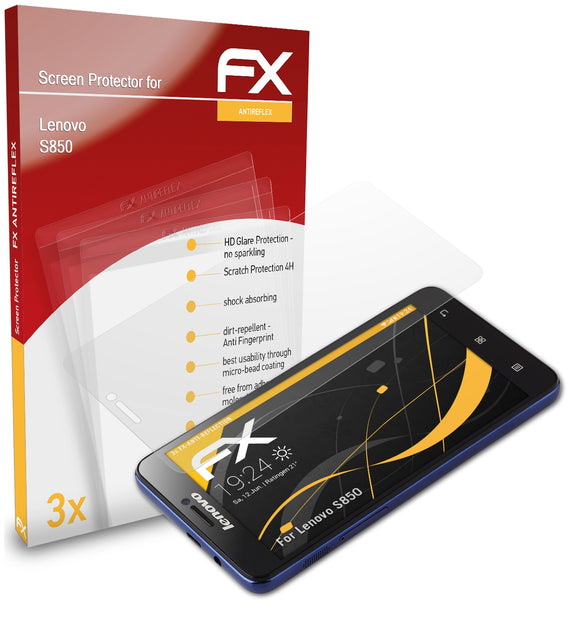 atFoliX FX-Antireflex Displayschutzfolie für Lenovo S850