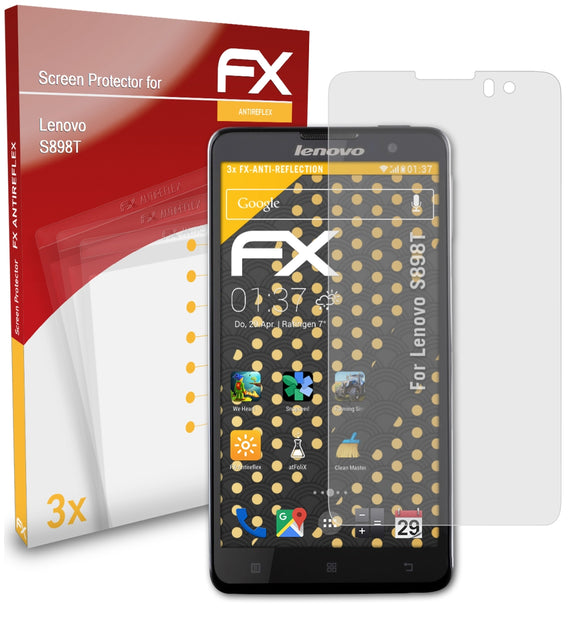 atFoliX FX-Antireflex Displayschutzfolie für Lenovo S898T