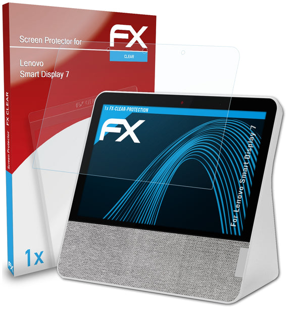 atFoliX FX-Clear Schutzfolie für Lenovo Smart Display 7