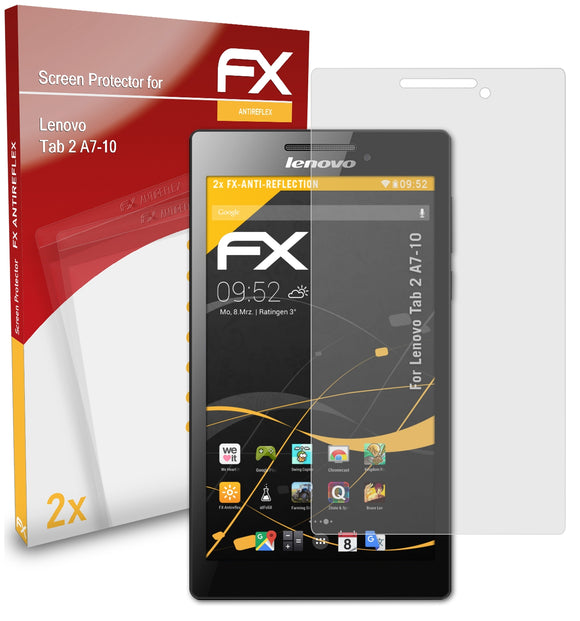 atFoliX FX-Antireflex Displayschutzfolie für Lenovo Tab 2 A7-10