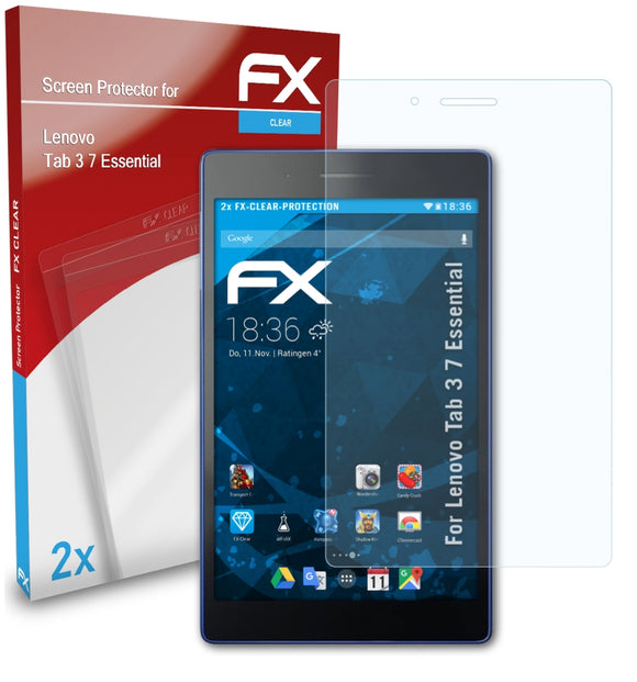 atFoliX FX-Clear Schutzfolie für Lenovo Tab 3 7 Essential