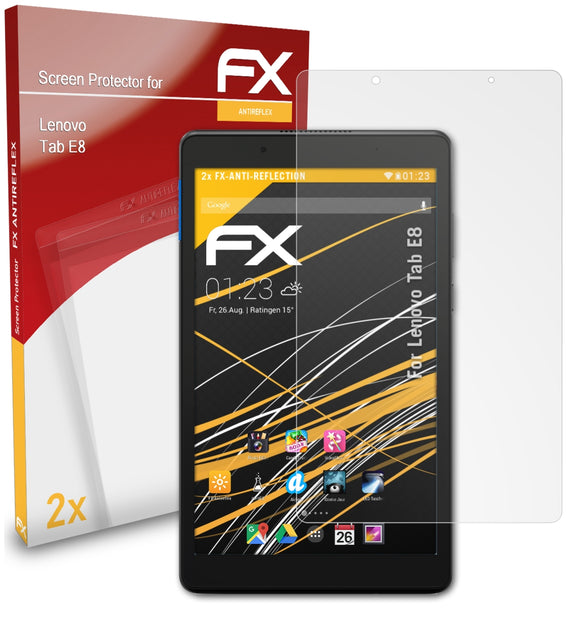atFoliX FX-Antireflex Displayschutzfolie für Lenovo Tab E8