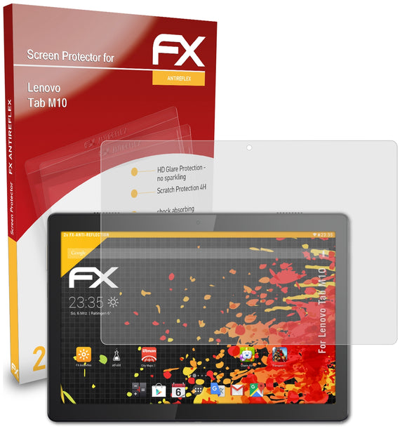 atFoliX FX-Antireflex Displayschutzfolie für Lenovo Tab M10