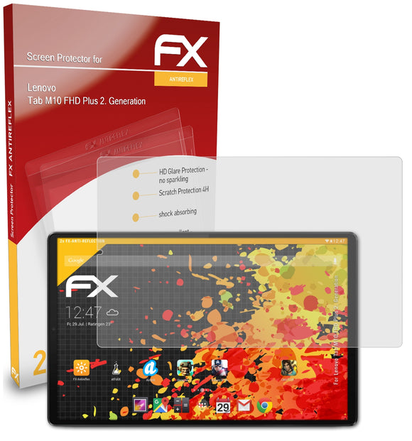 atFoliX FX-Antireflex Displayschutzfolie für Lenovo Tab M10 FHD Plus (2. Generation)
