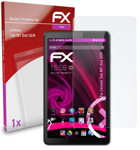 atFoliX FX-Hybrid-Glass Panzerglasfolie für Lenovo Tab M7 (2nd GEN)