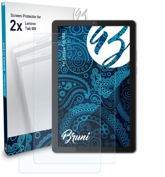 Bruni Basics-Clear Displayschutzfolie für Lenovo Tab M9