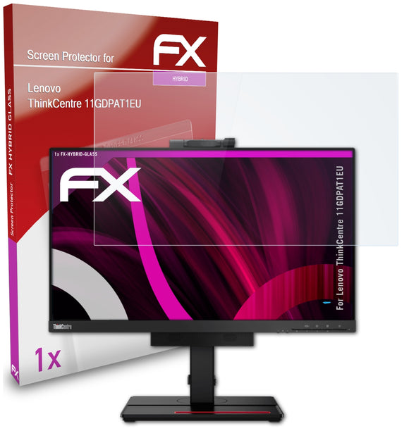 atFoliX FX-Hybrid-Glass Panzerglasfolie für Lenovo ThinkCentre 11GDPAT1EU