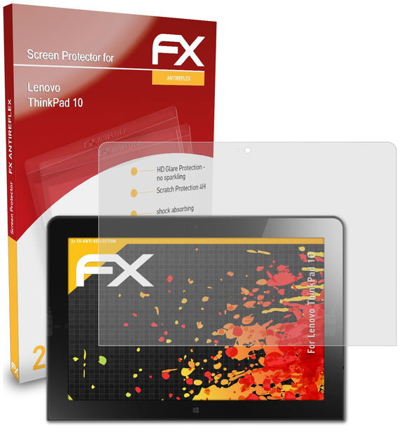 atFoliX FX-Antireflex Displayschutzfolie für Lenovo ThinkPad 10