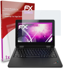 atFoliX FX-Hybrid-Glass Panzerglasfolie für Lenovo ThinkPad 11e Yoga (Gen 6)