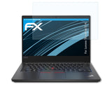 Schutzfolie atFoliX kompatibel mit Lenovo ThinkPad E14, ultraklare FX (2X)