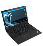 Schutzfolie atFoliX kompatibel mit Lenovo ThinkPad E490, ultraklare FX (2X)