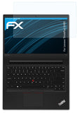 Schutzfolie atFoliX kompatibel mit Lenovo ThinkPad E495, ultraklare FX (2X)