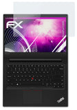 Glasfolie atFoliX kompatibel mit Lenovo ThinkPad E495, 9H Hybrid-Glass FX