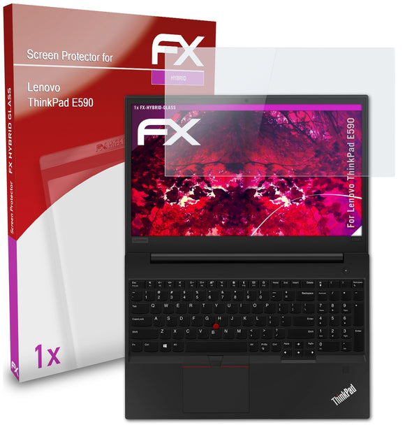 atFoliX FX-Hybrid-Glass Panzerglasfolie für Lenovo ThinkPad E590