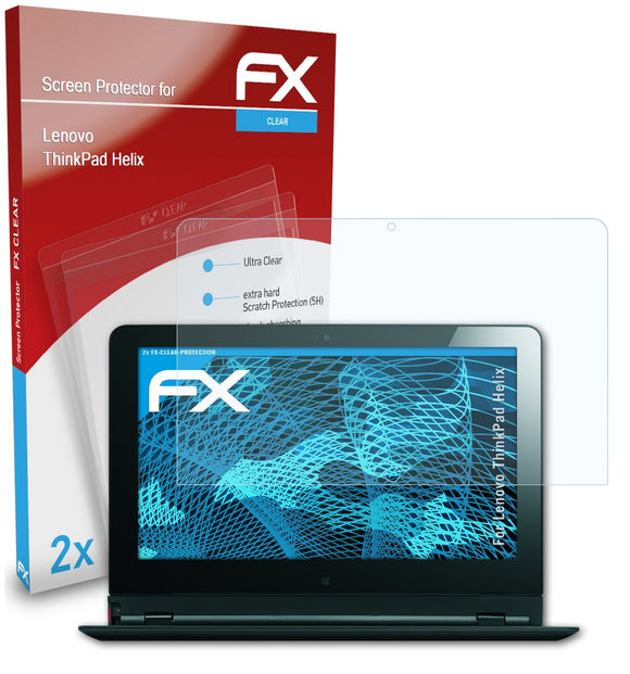 atFoliX FX-Clear Schutzfolie für Lenovo ThinkPad Helix