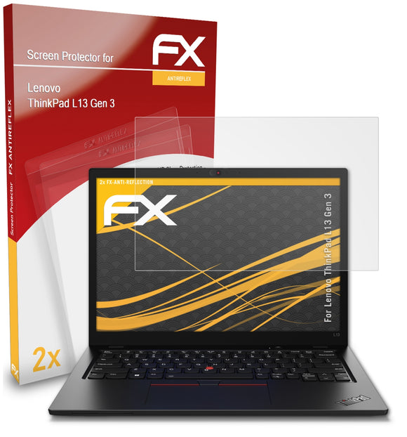 atFoliX FX-Antireflex Displayschutzfolie für Lenovo ThinkPad L13 (Gen 3)