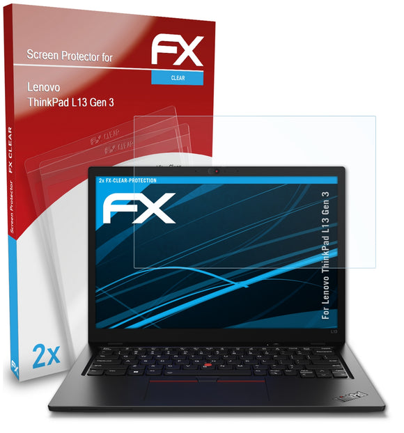 atFoliX FX-Clear Schutzfolie für Lenovo ThinkPad L13 (Gen 3)