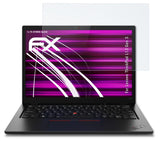 Glasfolie atFoliX kompatibel mit Lenovo ThinkPad L13 Gen 3, 9H Hybrid-Glass FX