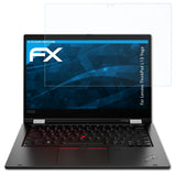 Schutzfolie atFoliX kompatibel mit Lenovo ThinkPad L13 Yoga, ultraklare FX (2X)