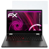 Glasfolie atFoliX kompatibel mit Lenovo ThinkPad L13 Yoga, 9H Hybrid-Glass FX