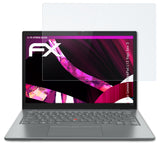 Glasfolie atFoliX kompatibel mit Lenovo ThinkPad L13 Yoga Gen 3 / 21B50043GE, 9H Hybrid-Glass FX