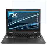 Schutzfolie atFoliX kompatibel mit Lenovo ThinkPad L380 Yoga, ultraklare FX (2X)