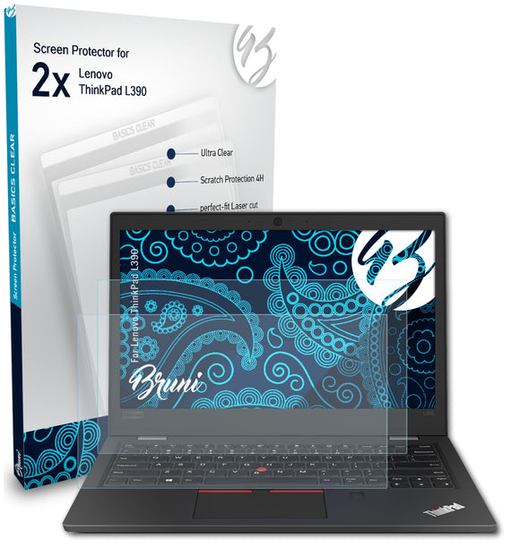 Bruni Basics-Clear Displayschutzfolie für Lenovo ThinkPad L390