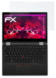 Glasfolie atFoliX kompatibel mit Lenovo ThinkPad L390 Yoga, 9H Hybrid-Glass FX