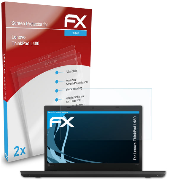 atFoliX FX-Clear Schutzfolie für Lenovo ThinkPad L480