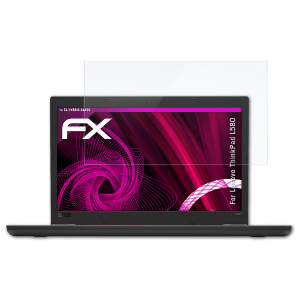 atFoliX FX-Hybrid-Glass Panzerglasfolie für Lenovo ThinkPad L580