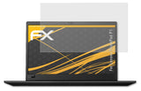 Panzerfolie atFoliX kompatibel mit Lenovo ThinkPad P1, entspiegelnde und stoßdämpfende FX (2X)