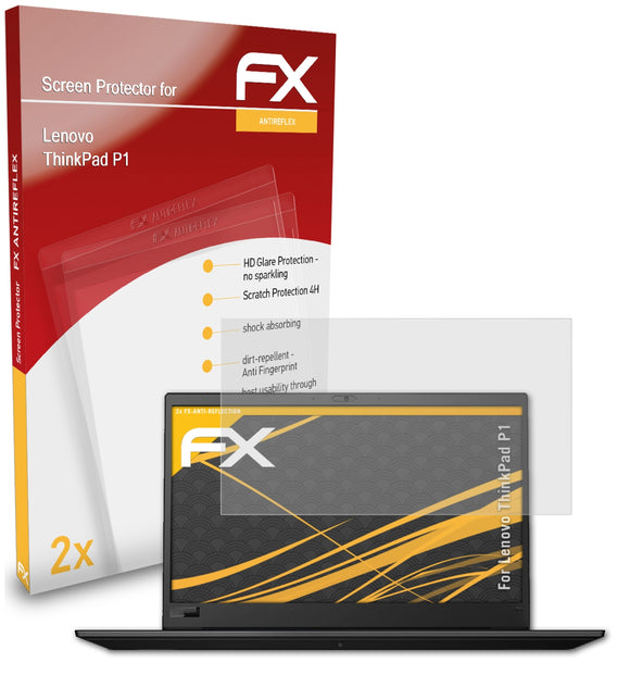 atFoliX FX-Antireflex Displayschutzfolie für Lenovo ThinkPad P1